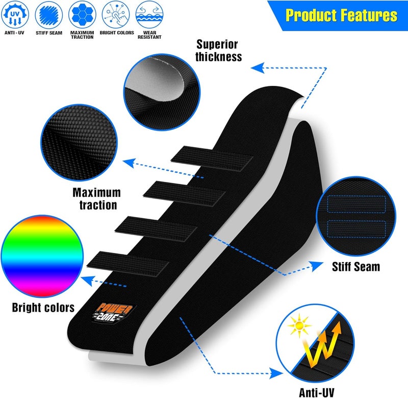 MCHMFG Motorcycle Dirt Bike Seat Cover for Surron Sur Ron Light Bee X/S - E Bike Seat Cover (Black) - Image 2